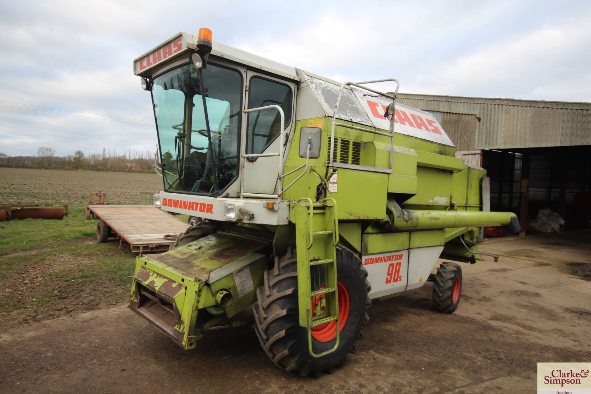 ** UPDATED HOURS ** Claas Dominator 98S combine. Registration E799 APU. Date of first registration