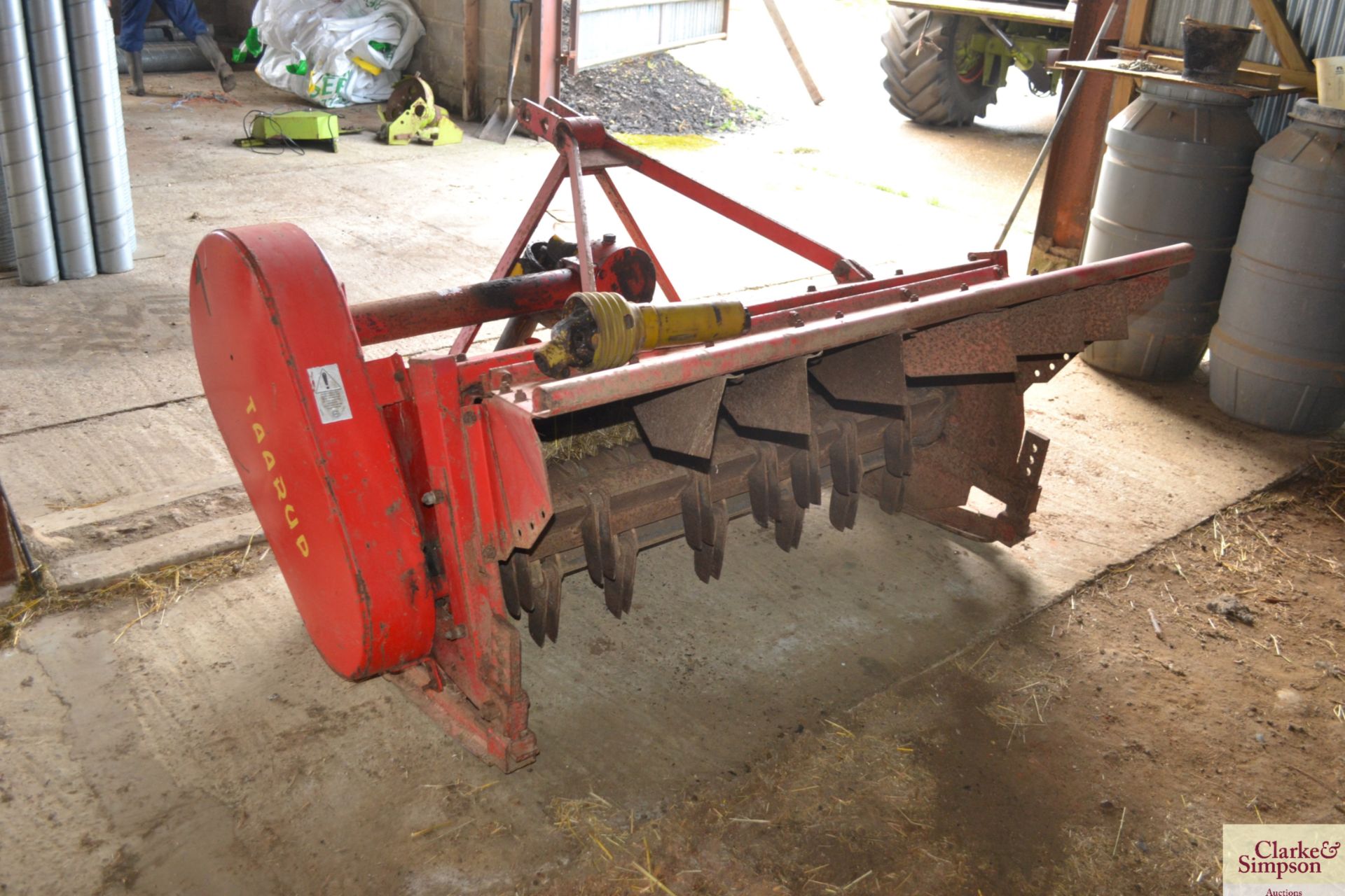 Taarup West-Mac linkage mounted straw chopper. Serial No. 256942. V - Image 3 of 9