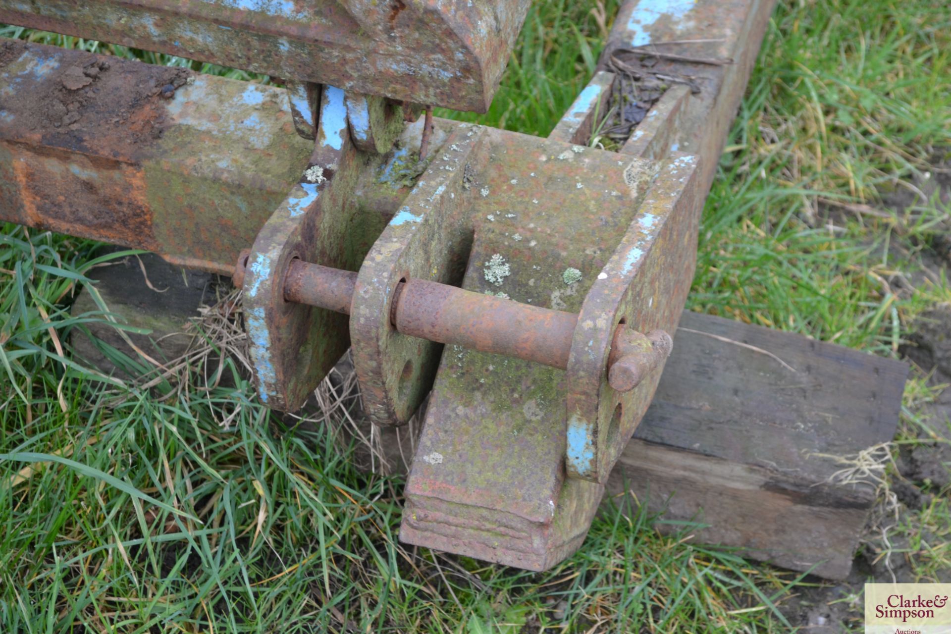 Single leg mounted mole plough. With leg and ceramic expander. V - Image 6 of 9