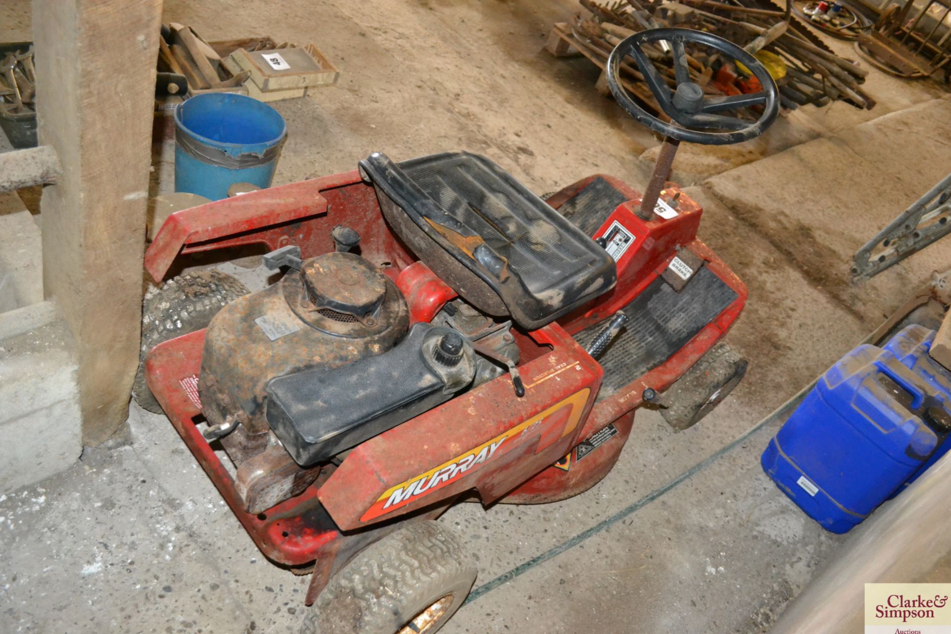 Murray 6/25 ride on mower for spares or repair. V - Image 2 of 2