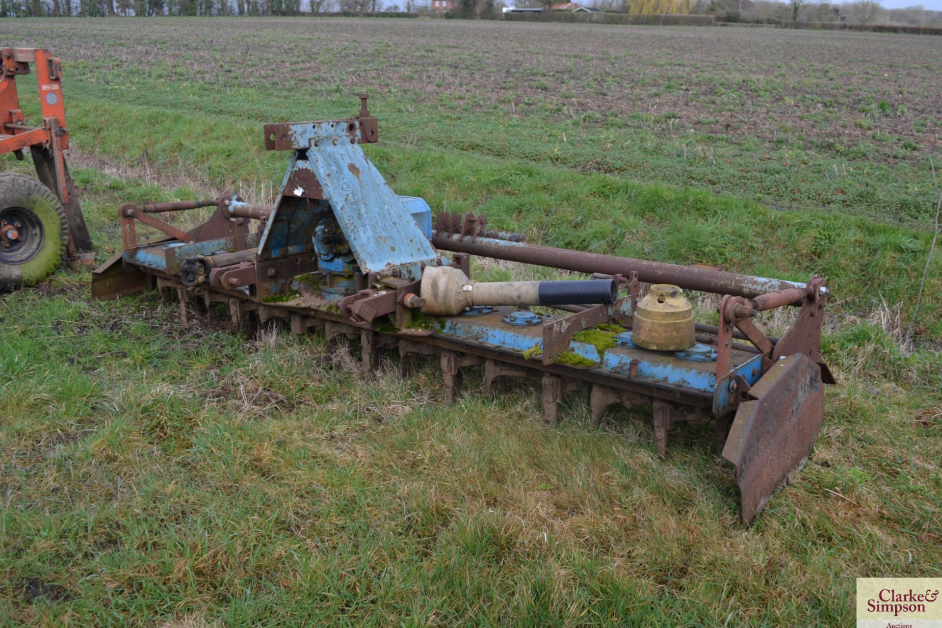 Ransomes 3.5m power harrow. With cage crumbler. V - Image 2 of 19