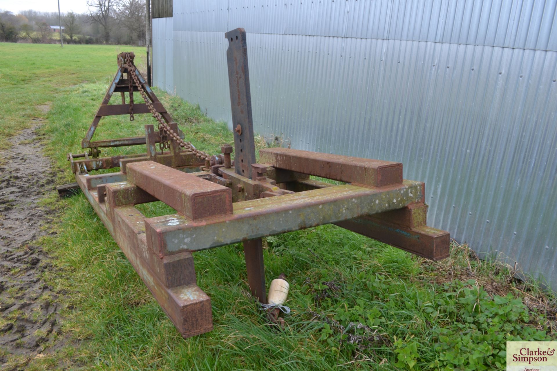 Single leg mounted mole plough. With leg and ceramic expander. V - Image 9 of 9