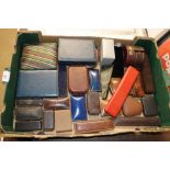 A box containing various jewellery boxes etc.