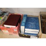 Two boxes of Art Sale Index, various volumes