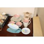 A quantity of Poole two tone teaware etc.