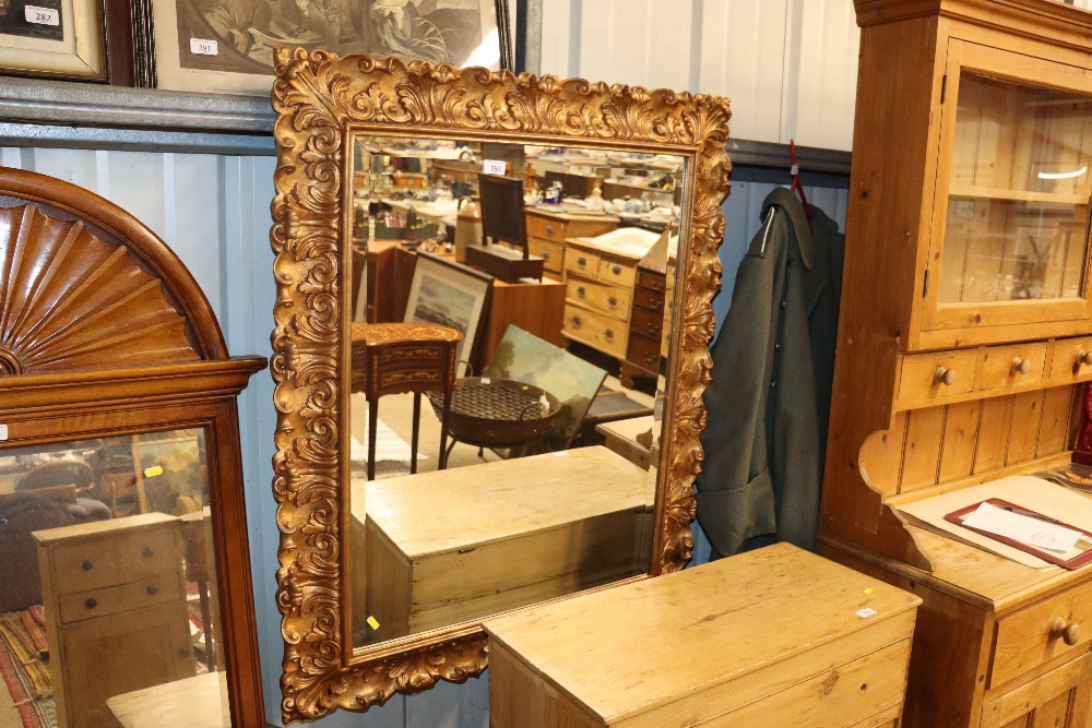 A Silvano Grifoni gilt mirror