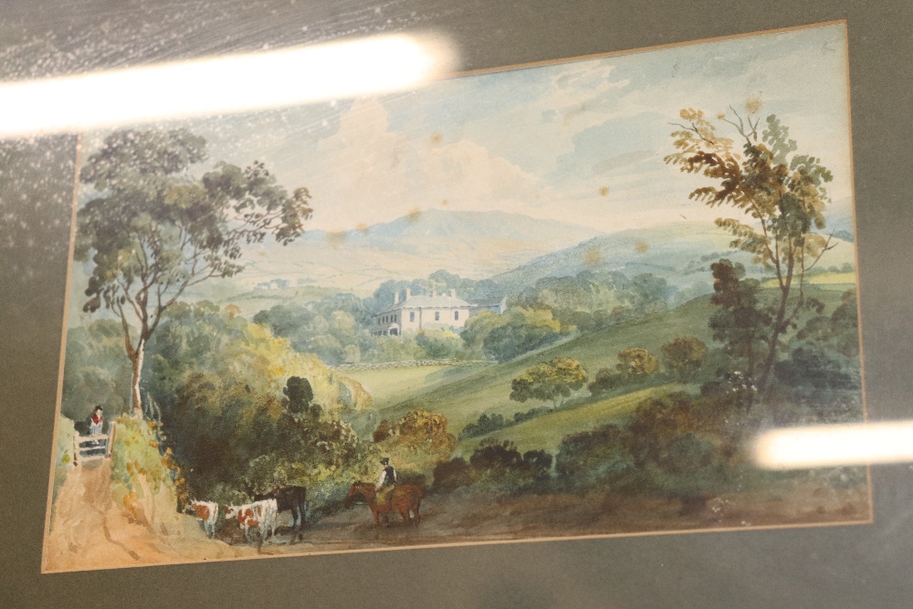 A pair of English school watercolours - Image 2 of 3