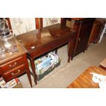 A 19th Century mahogany fold over tea table