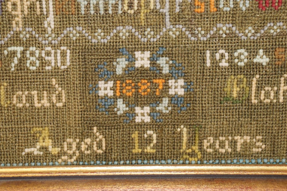 A framed sampler dated 1887 - Image 2 of 2