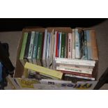 A box of various local related books