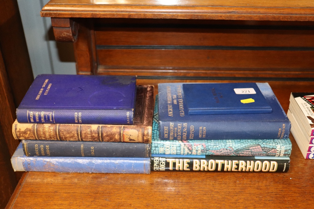 A quantity of Masonic related books