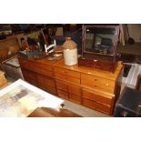 A pair of Nathan teak cupboards, both fitted four