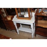 A painted pine washstand
