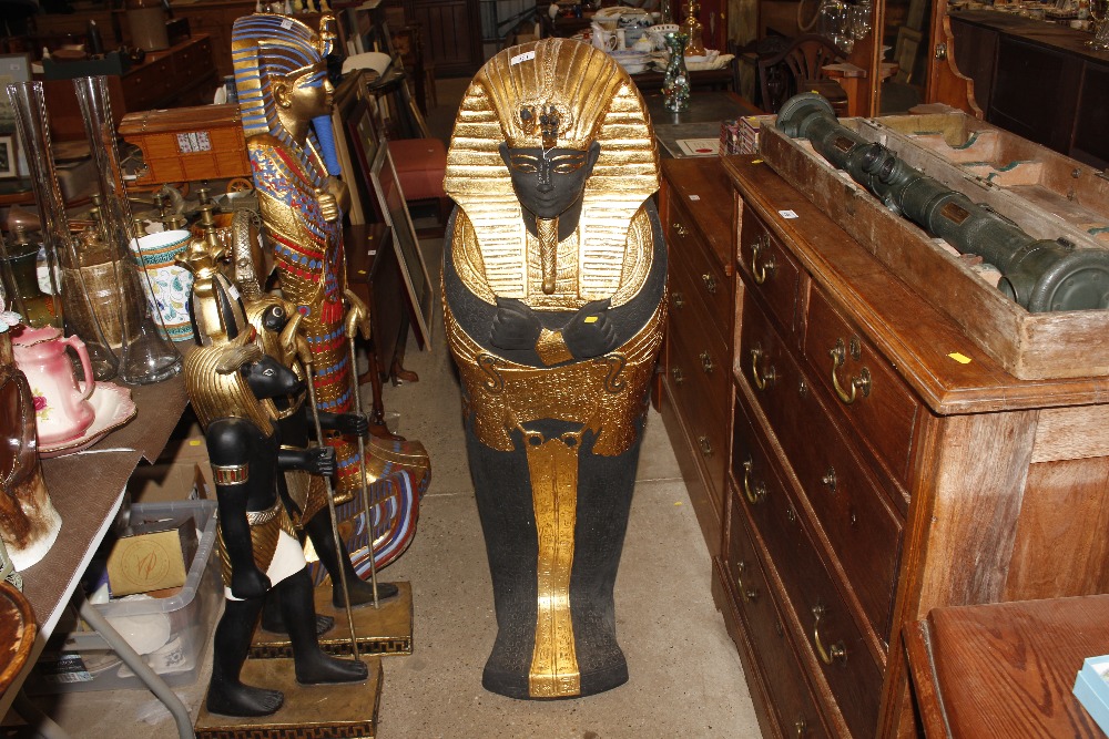 An Egyptian Revival sarcophagus