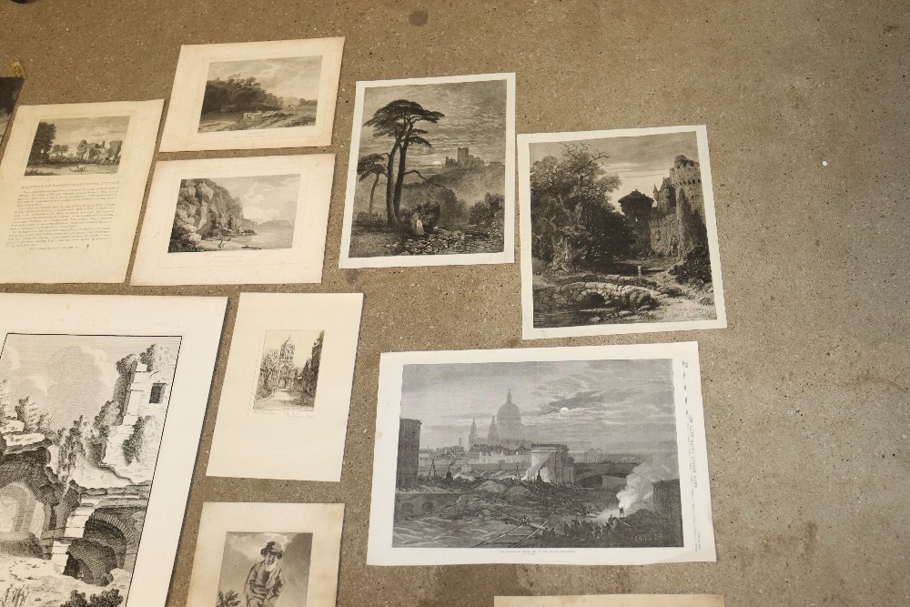 A box of various black and white engravings - Image 3 of 6