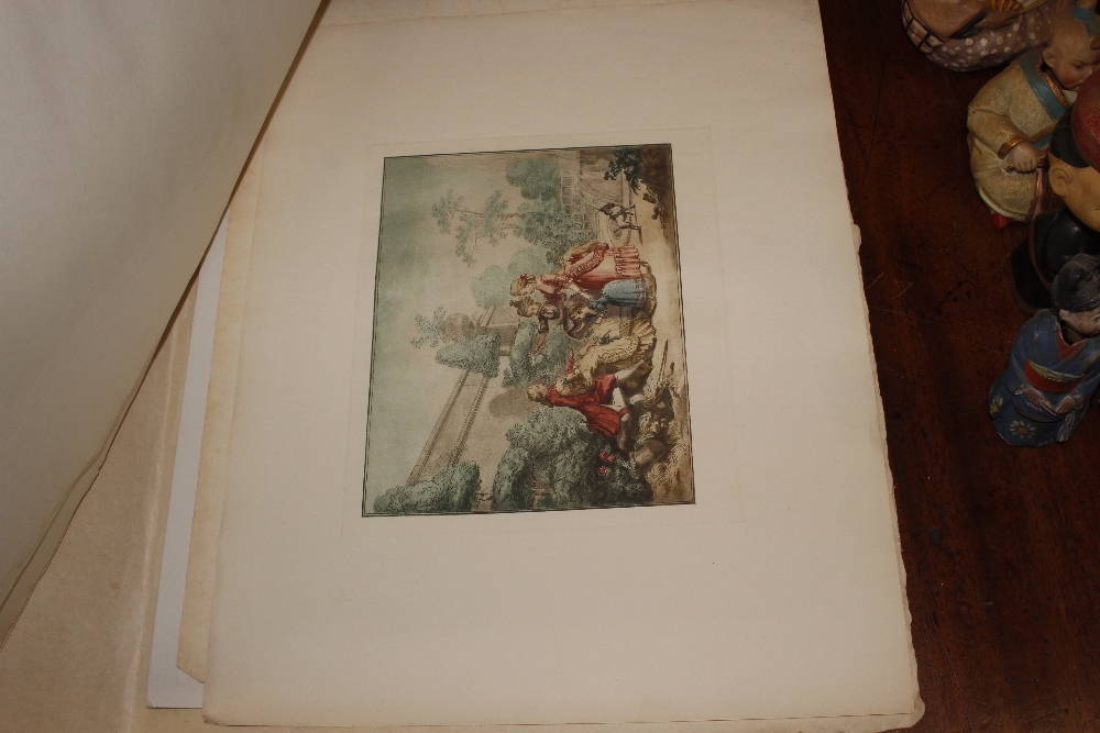 A Folio of coloured prints and engravings - Image 3 of 3