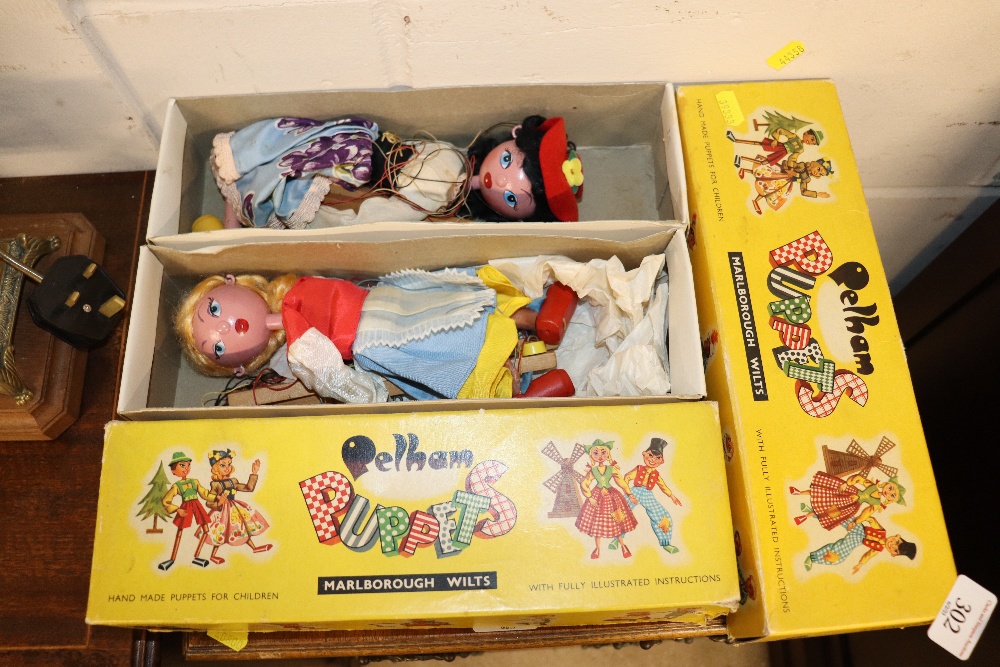 Two Pelham Puppets with original boxes