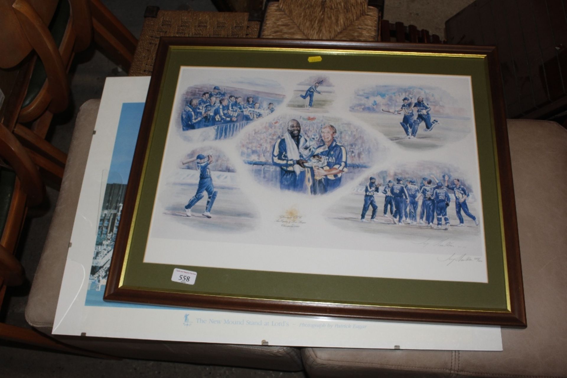 A pencil signed limited edition print Glamorgan Co