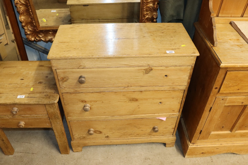 A stripped pine chest AF