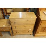 A stripped pine chest AF