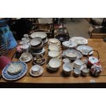 A large quantity of various china to include Brist