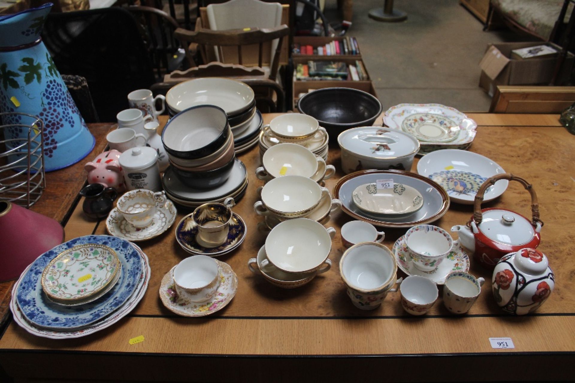 A large quantity of various china to include Brist