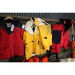A Musto men's sailing jacket Size L and a matching