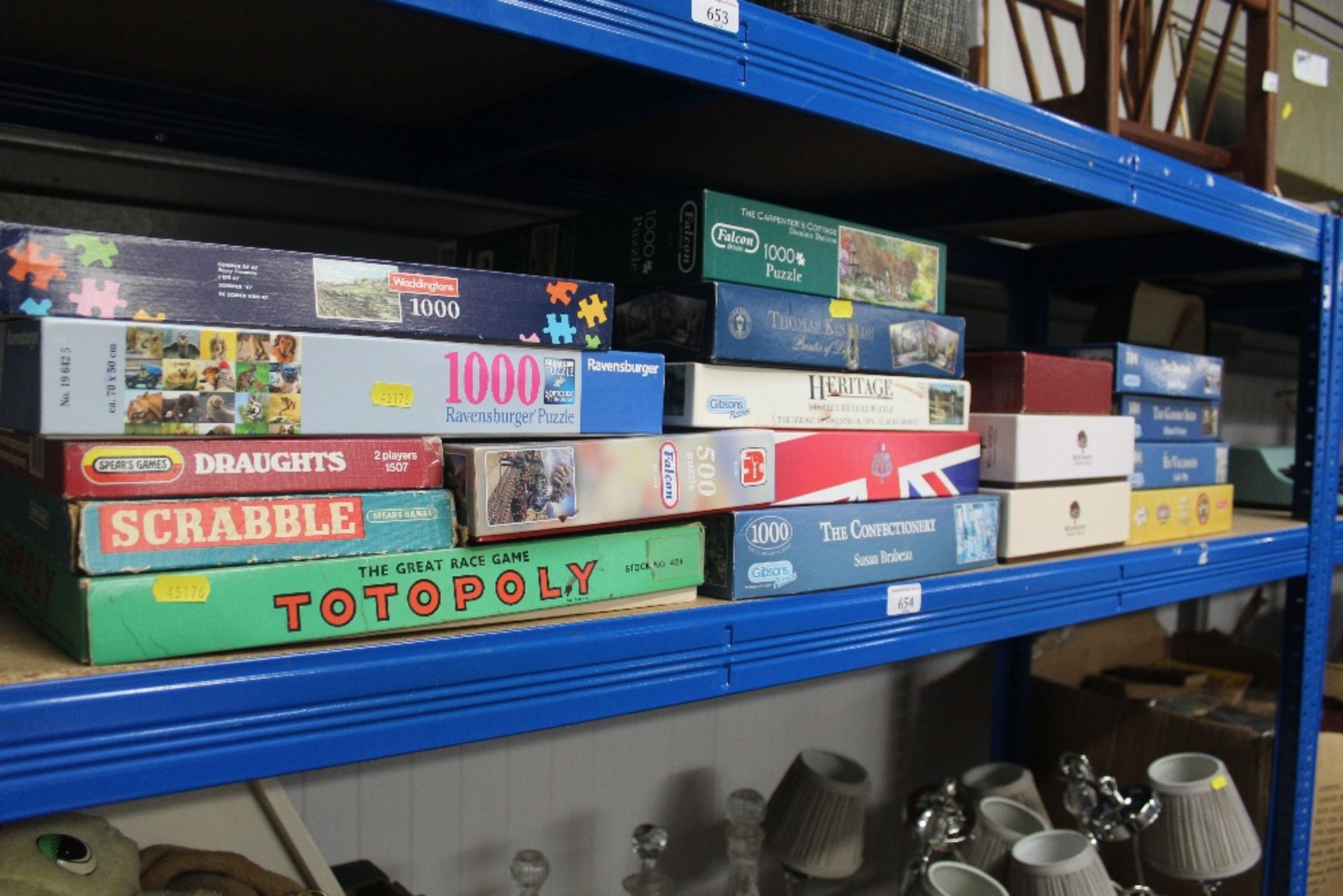 A collection of various puzzles and games