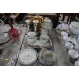 A collection of Royal Doulton teaware and various