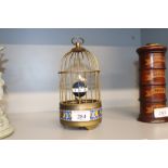 A birdcage clock