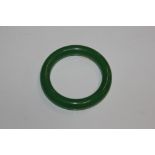 A jade coloured bangle