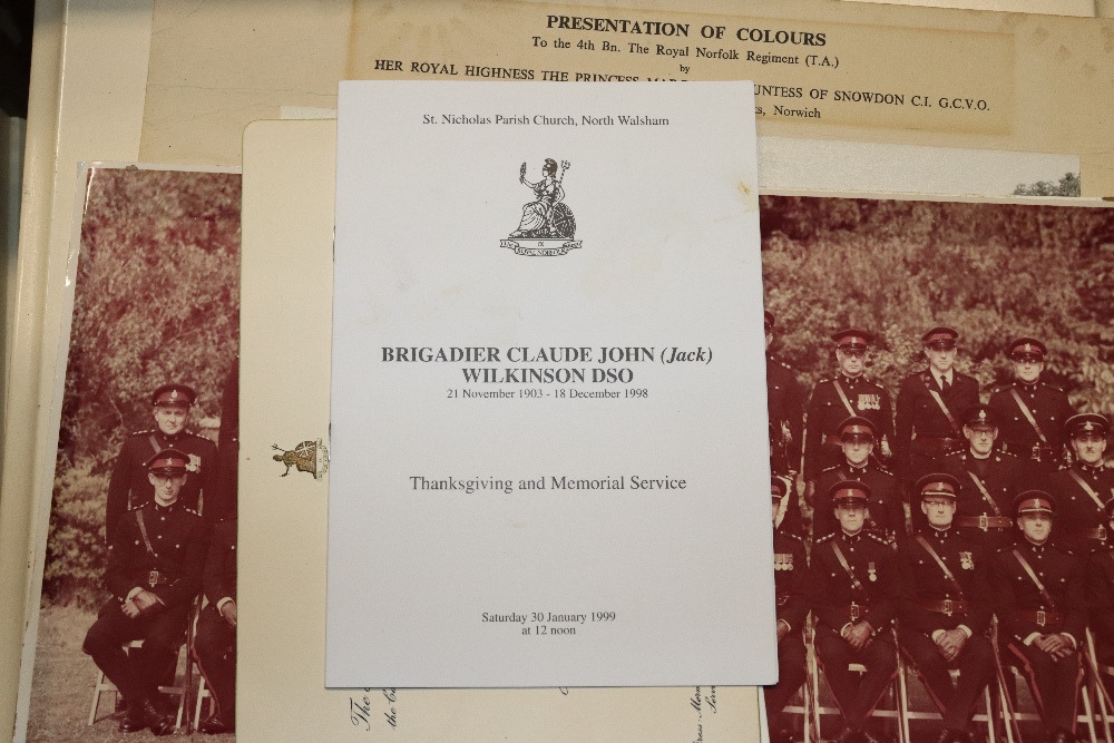 Norfolk Regiment documents etc. - Image 2 of 4