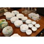 A quantity of Noritake floral decorated dinnerware