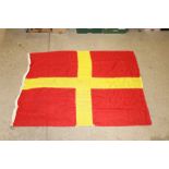 Two WW2 Royal Naval flags