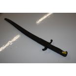 An 1856 pattern artillery sword bayonet