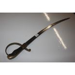 A 19th Century continental cavalry sword