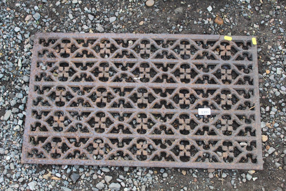 A cast iron door mat AF