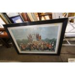 A framed military print "Soldiers of the Queen"