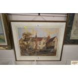 Watercolour study of The Beehive Inn, Ipswich 1881