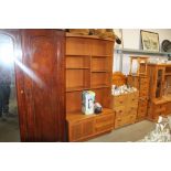 A Portwood Furniture teak display unit