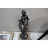 A spelter figure