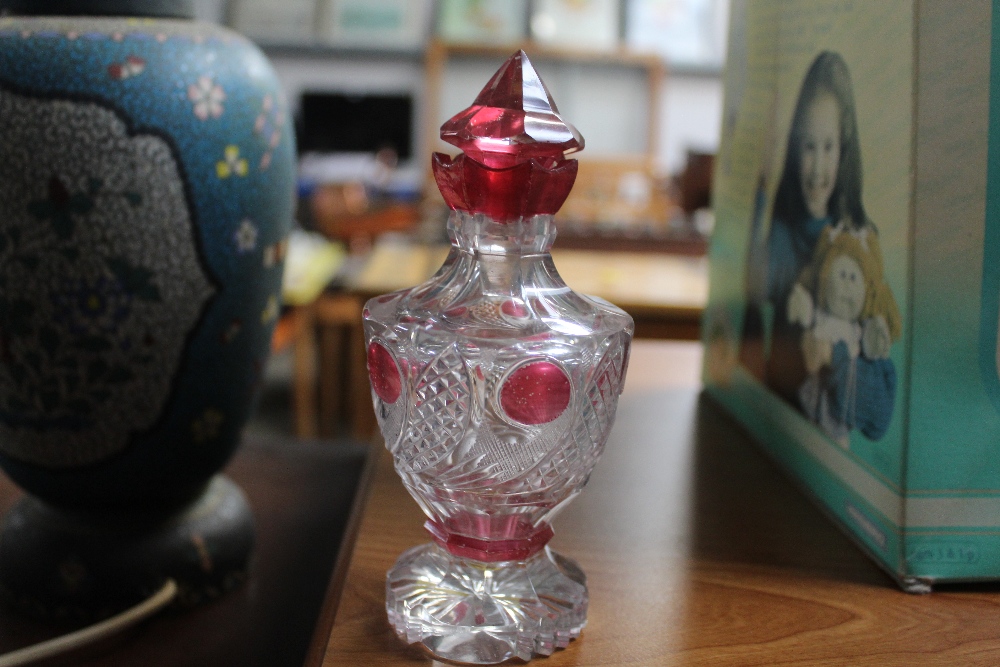 A Cartier perfume bottle, Moorcroft bowl AF, eight - Image 3 of 4