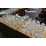 A collection of various glassware