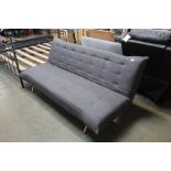 A grey sofa bed