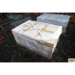 A pallet containing 36 packets of Eczacibasi Vitra Karo floor tiles (each pack covers 1.28m squared)