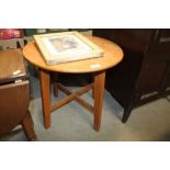 A teak side table