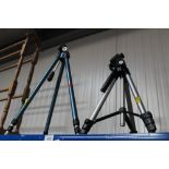 Two camera tripods