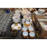 A quantity of Denby dinnerware and Alfred Meakin t