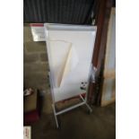 A Busybase adjustable magnetic white board/flip ch