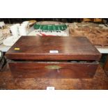 A 19th Century mahogany writing slope